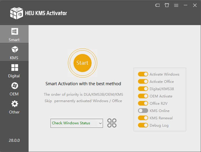 HEU KMS Activator Full Español Mega