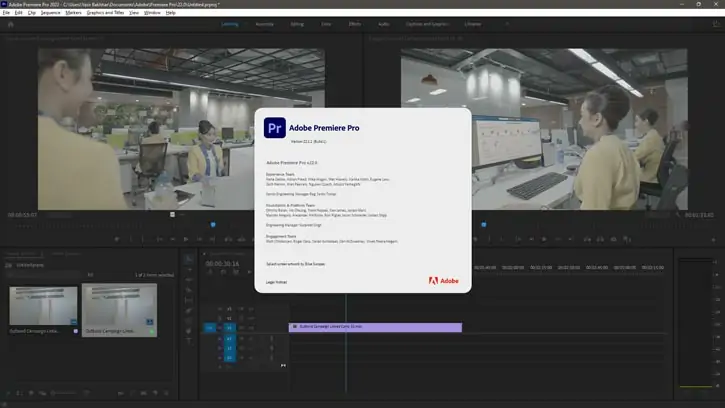 Adobe Premiere Pro 2022