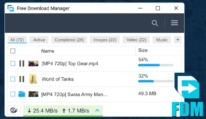 Free Download Manager (FDM) Full Mega